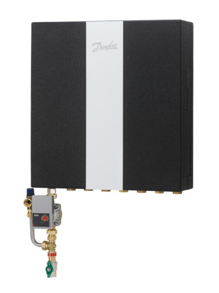 Danfoss Wohnungsstation Evoflat MSS 3 NT-Heizung, 55kW, Dämmhaube, HTC, Zirku 145B1922