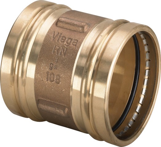 Viega Muffe Sanpress XL 2215XL in 76,1mm Rotguss 350598