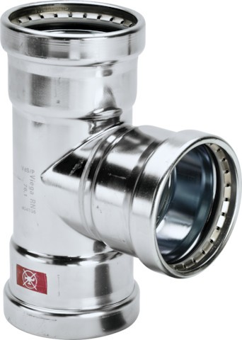 Viega T-Stück mit SC Prestabo 1118XLLF in LABS-frei in 108x35x108mm 715946