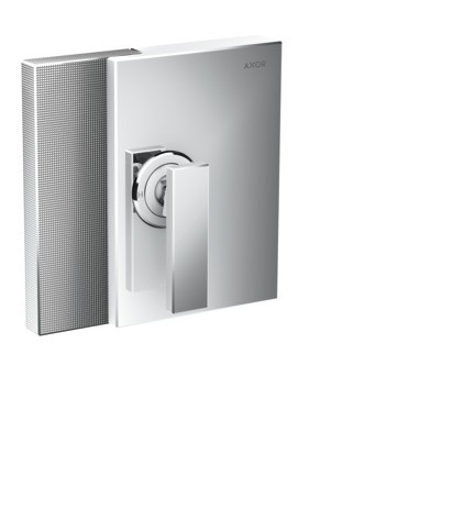 Hansgrohe Brausenmischer Unterputz Axor Edge Fertigset Diamantschliff chrom 46651000