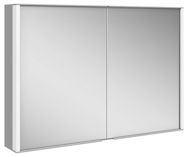 Keuco Spiegelschrank Royal Match 12803, silber-eloxiert, 1000 x 700 x 160 mm 12803171301