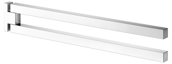 Keuco Handtuchhalter E90 Square 19118, 2-tlg. schwenkbar, verchromt 19118010000