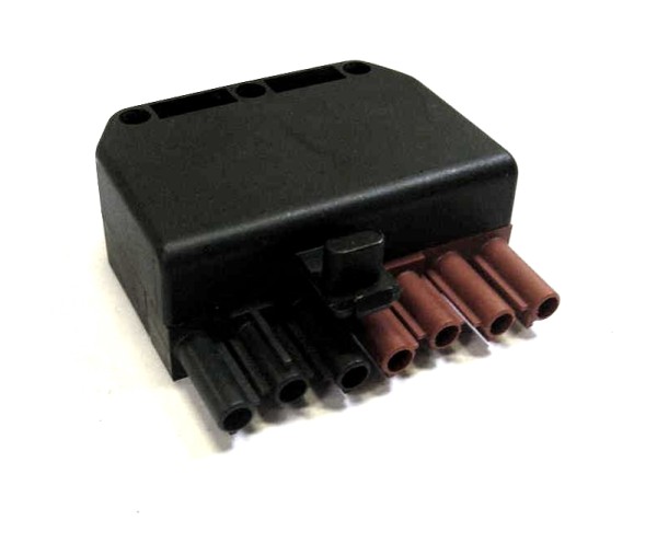 WINDHAGER STECKER 7 POLIG SCH/BR Stecker 7-polig (3pol.schwarz-4pol.braun 070374