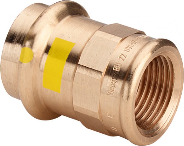 Viega Übergangsstück mit SC Profipress G 2612 für Gas in 12mm x Rp1/2 Rotguss 347048