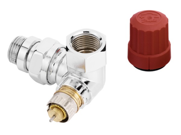 Danfoss Ventilgehäuse RA-NCX 15 R 1/2, WE links, verchromt 013G4240