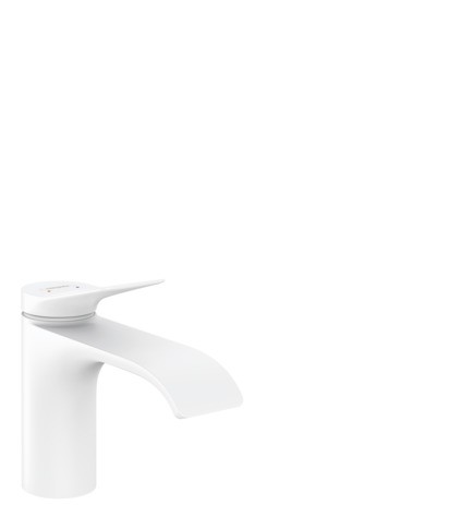 Hansgrohe Waschtischmischer 80 Vivenis ohne Ablaufgarnitur mattweiss 75012700