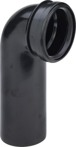 Viega WC Anschlussbogen 3816 in DN90 x DN90 Kunststoff schwarz 326609