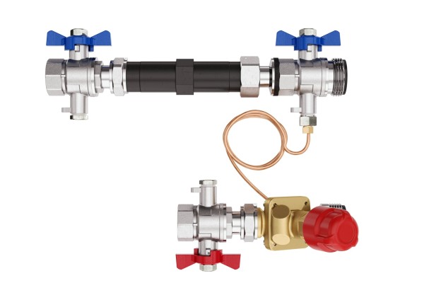 Danfoss Verbind.-Set hor. DN25 f. AB-PM Rohr G1 1/4A, Vert. G1A 1200l/h 0,2bar 003Z1481