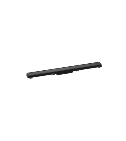 Hansgrohe RainDrain Match Duschrinne 800 mm mit höhenverstellbaren Rahmen schwarz 56038610