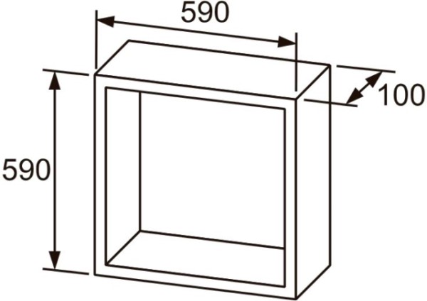 Wolf Anbaurahmen gedämmt für TLHD 40/63 6511595
