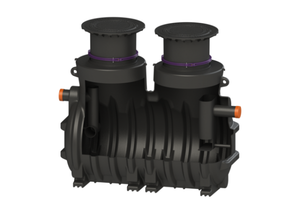 KESSEL Fettabscheider EasyClean ground NS 7, Standard, 740 1175 mm, Klasse D 93007/120D