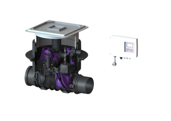 KESSEL Rückstauhebeanlage Ecolift DN 150, befliesbare Abdeckung/Ablauf 21150X