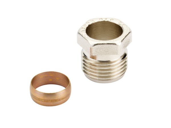 Danfoss Klemmverbinder R 1/2 AG auf 16mm für Stahl- und Kupferrohre (10St.) 013G4116