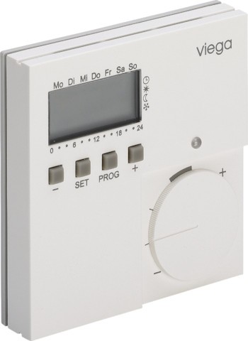 Viega Raumthermostat 1243.3 in 230V Kunststoff 616748