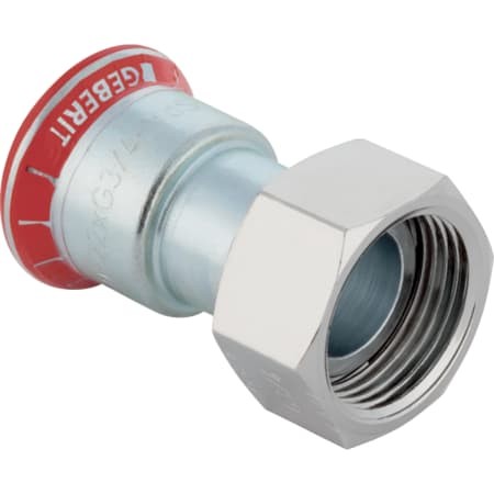 Geberit Mapress C-Stahl Anschluss mit Überwurfmutter d15 25042