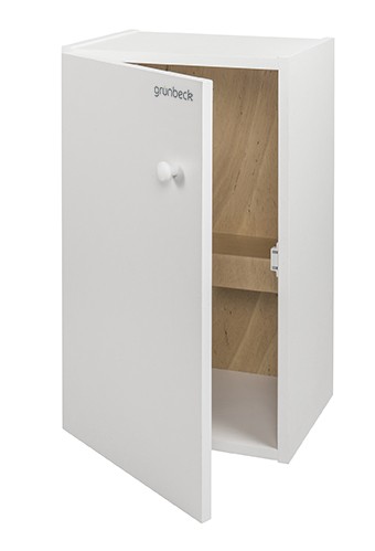 Grünbeck Wandschrank 1-türig Holz, weiß beschichtet 170130