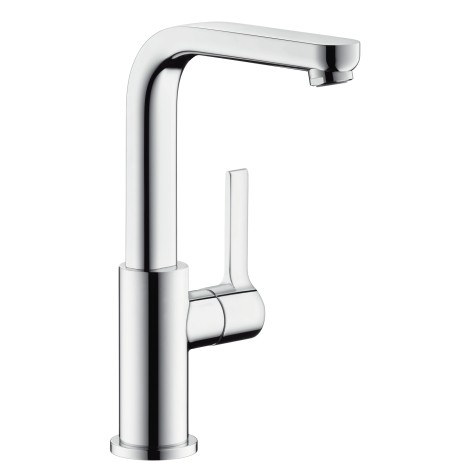 Hansgrohe Waschtischmischer Metris S Schwenkauslauf chrom mit Zugstange 31159000