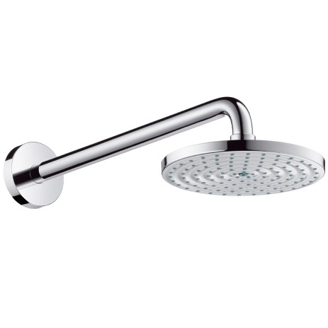 Hansgrohe Tellerkopfbrause Raindance Air 180mm chrom 9,4 l/min mit Brausearm 27462000