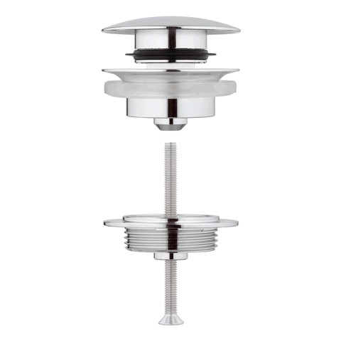 GROHE Ablaufgarnitur 65807 chrom 65807000