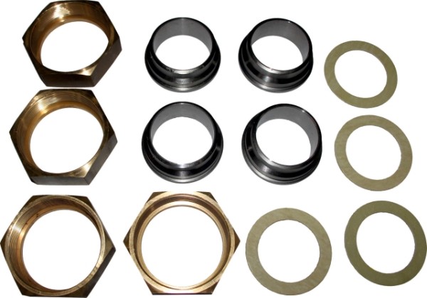 Wolf Anschluss-Set Fittings 2 1/2" Schweißanschluß (ST52-3), für SL-140.. 2071947