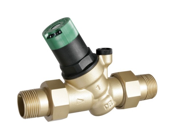 Resideo Druckminderer Projekt D05FS mit Einstellanzeige, Messing, E, R2