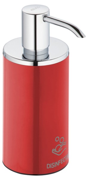 Keuco Desinfek.mittelsp., Univ.Art. 04952, Tischmodell (EN), verchromt/rot 4952530400