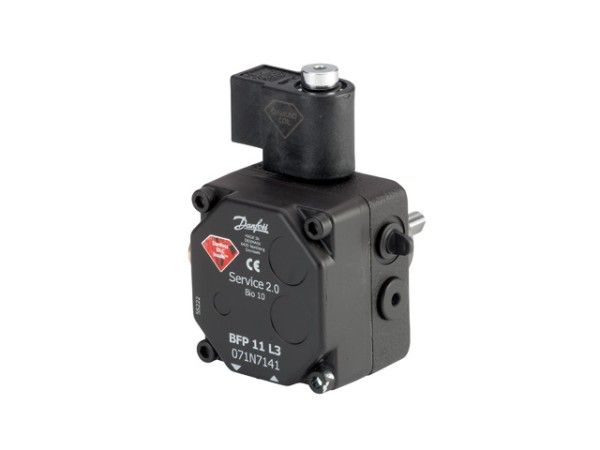 Danfoss Ölbrennerpumpe BFP 11 L 3 mit Magnetventil, Drehricht. re., 24 l/h 071N7141