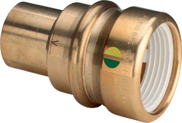 Viega Übergangskupplung mit SC Geopress 9615.1 in 22x25mm Rotguss 466435