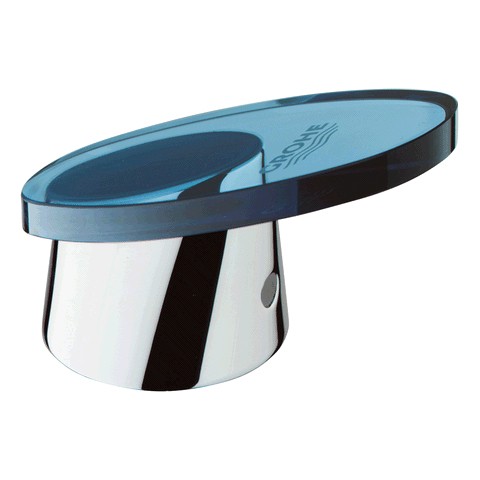GROHE Hebelkopf 46377 für Taron Einhandmischer chrom/blauglas 46377IM0