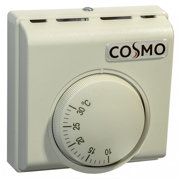 COSMO Raumthermostat Aufputz +10 bis +30 Gr., IP 30