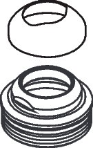 Hansgrohe Abdeckkappe Axor Terrano chrom 96394000