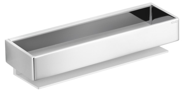Keuco Duschkorb Edition 11 11158, silber-eloxiert/Schwarzchrom gebürstet 11158130000
