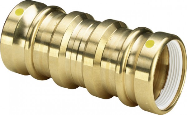 Viega Reparatur-Schiebemuffe mit SC Geopress G 9615.5G in 32mm Rotguss 772338