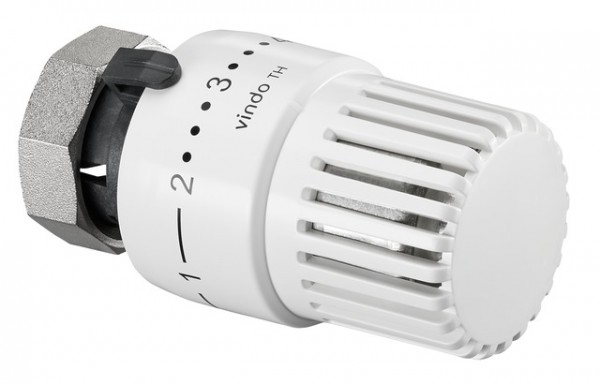 OVENTROP-Thermostat "vindo TH" 7-28 C, 0 * 1-5, Flüssig-Fühler, weiß 1013066