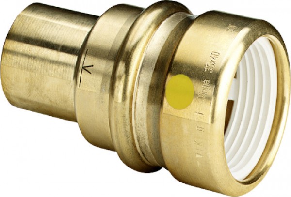 Viega Einsteckstück mit SC Geopress G 9615.1G in 28x32mm Rotguss 772383