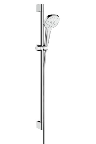 Hansgrohe Brausenset Croma Select E 1jet EcoSmart/Unica 900mm weiss/chrom 26595400