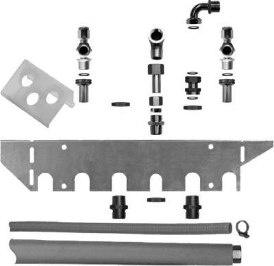 Wolf Anschluss-Set CGS-2 Verrohrung für Auf- und Unterputzmontage