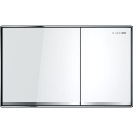Geberit BetPl. Sigma60, für 2-Menn-Sp. Glas weiß 115.640.SI.1