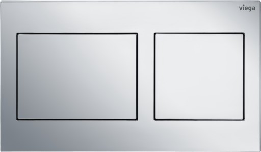 Viega WC Ausst.-Pl. Visign for Style 21 8611.19 aus Kunststoff in verchromt 773892