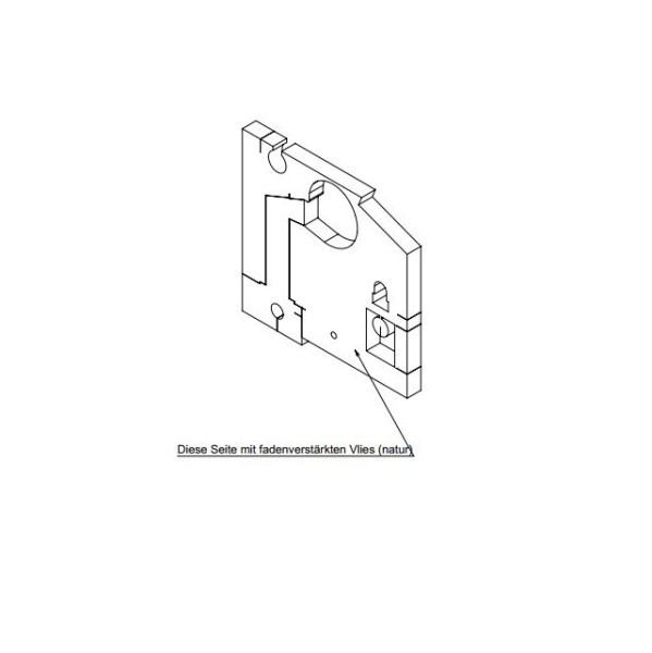 WINDHAGER Isolierung li. BW2P 21/26 Isolierung links BW2P 21/26 055255