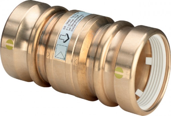 Viega Gasströmungswächter Typ C-Ü 9655.1 in 50mm Rotguss 488895