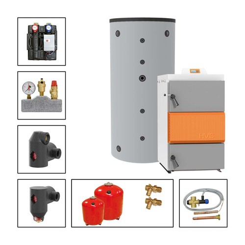 Solarbayer Holzvergaserset HVS E 60-2A Variante A (1x SLS-5000) 310312002
