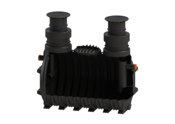 KESSEL Fettabscheider EasyClean ground NS 25, Standard, 1155 1775 mm, Klasse D 93925/170D