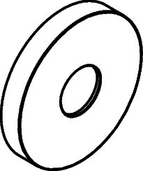 Hansgrohe Rosette Croma 100 Reno Raindance Conncect Showerpipe 80mm chrom 95691000