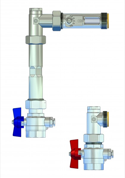 strawa Anschlussgarnitur e-class AG 1" V-WMZ-2F-DFM4-15