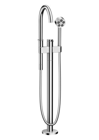 Hansgrohe Wannenmischer Axor One Fertigset zur Bodenmontage chrom 48440000