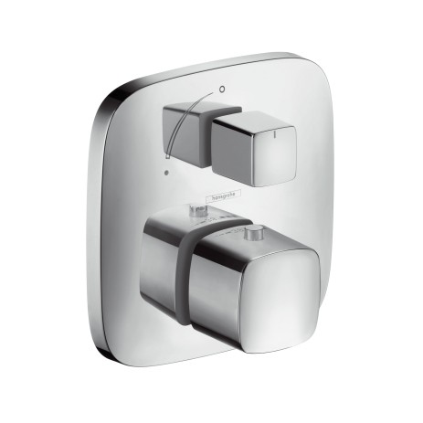 Hansgrohe Thermostat Unterputz PuraVida F-Set chrom m.Absperrventil 15775000