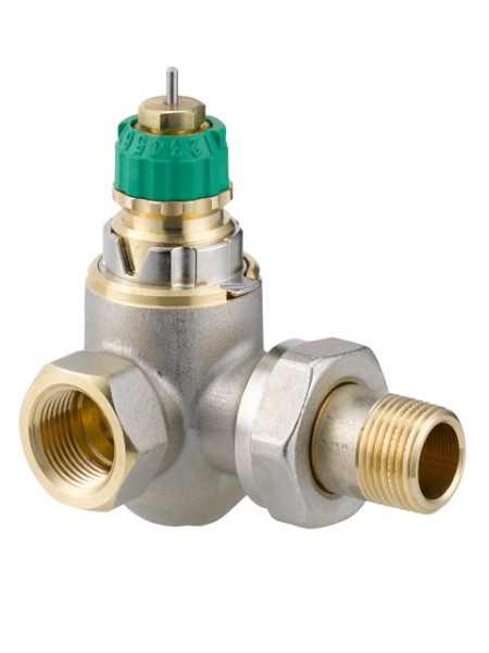 Danfoss Dynamic Valve RA-DV 10 druckunabhängig, R 3/8, WE re,vernickelt 013G7717