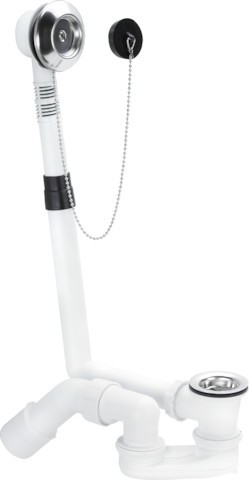 Viega Ab-und Überlaufgarnitur Citaplex 6176.45 in DN40/50 Chromnickelstahl 101947