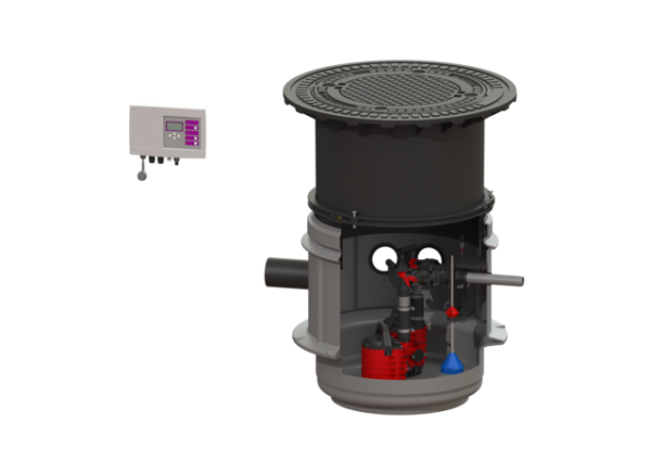 KESSEL Pumpstation Aqualift S LW 600 2 GTF600,Kl.B, T:800 1250 824811B